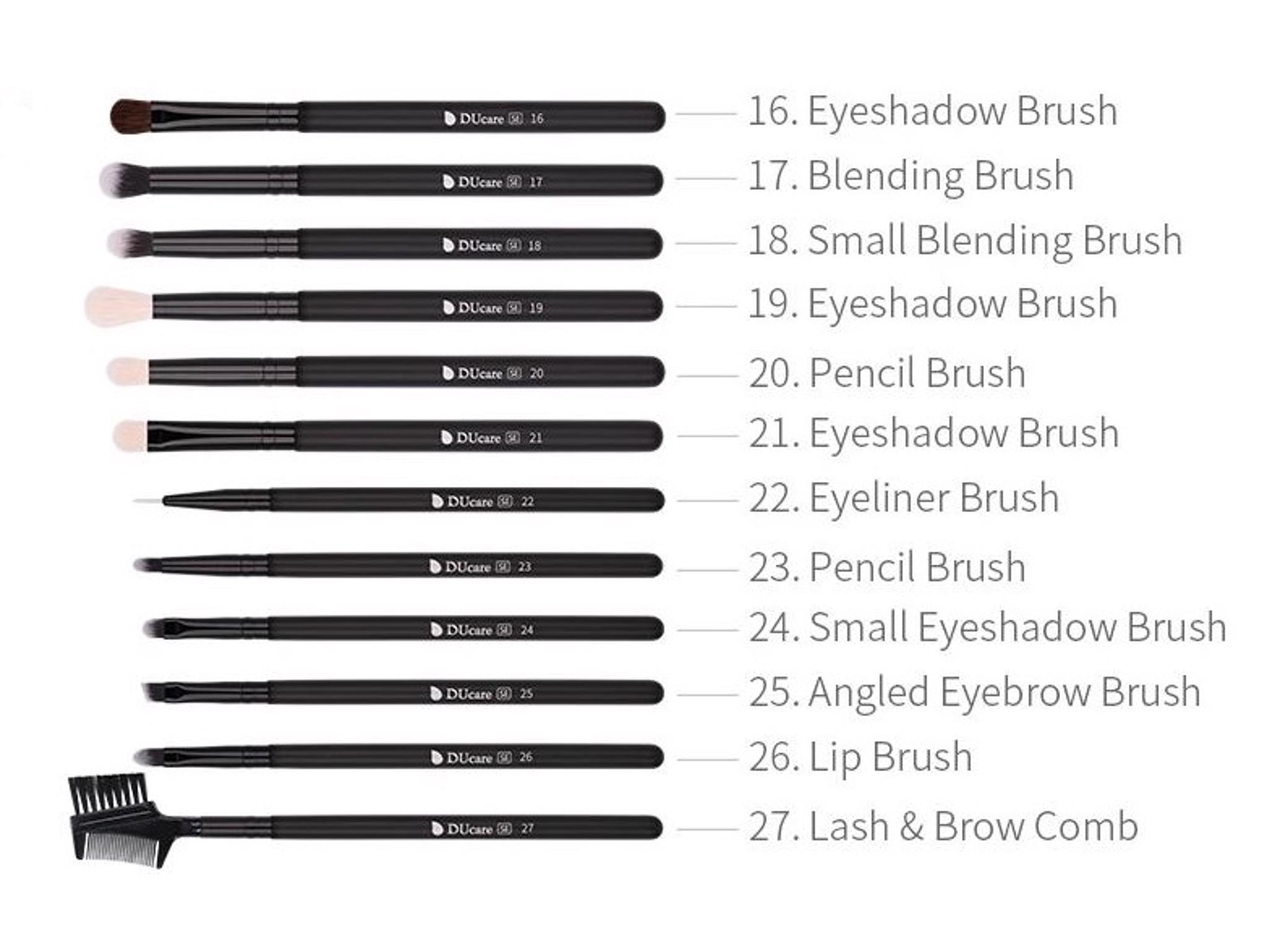 DUcare - 27 Pcs Makeup Brush Set - DF2725 3577