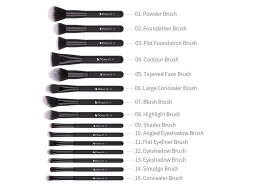 DUcare 27 Pcs Makeup Brush Set - DF2725 -