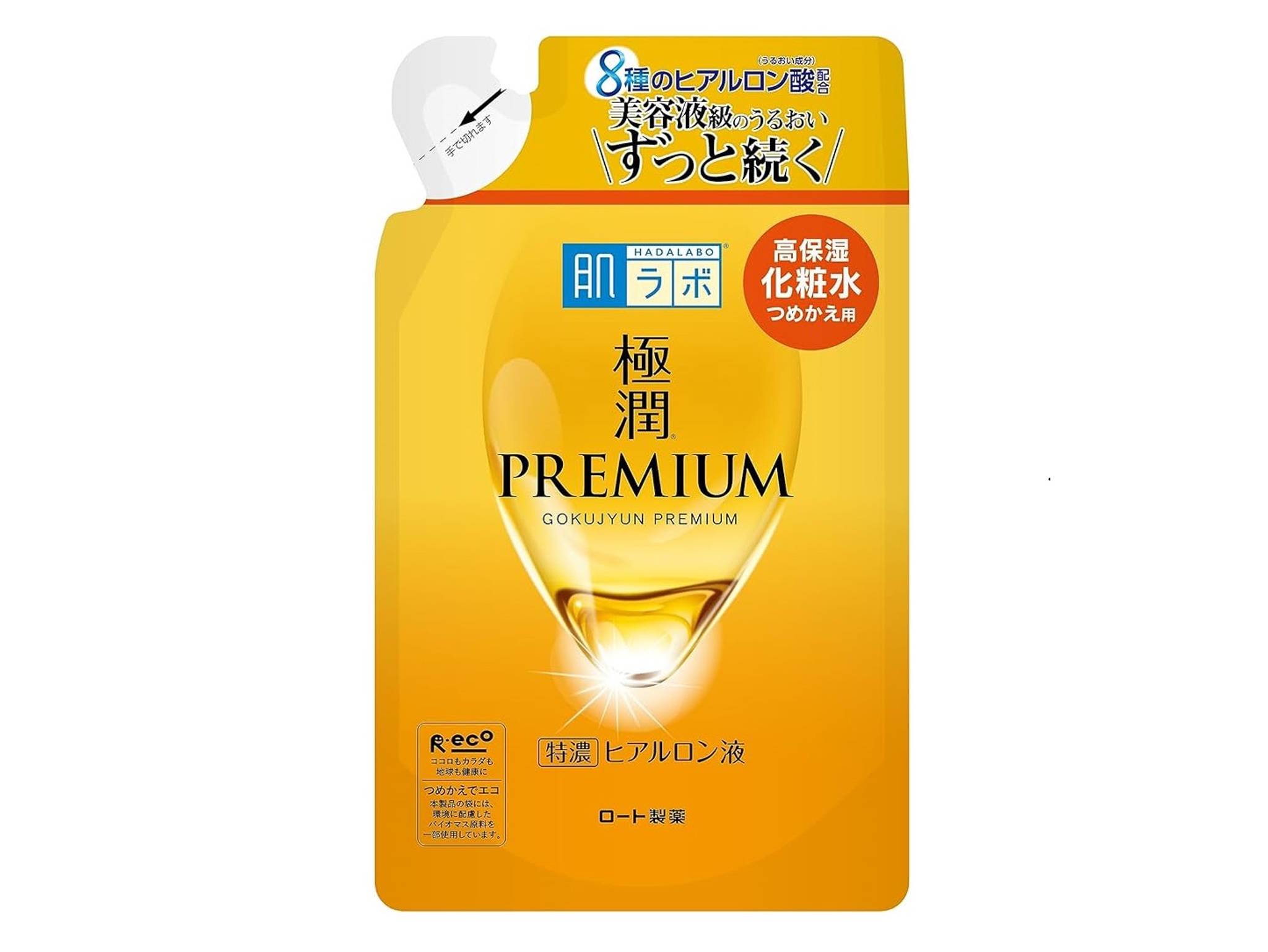 Rohto - Hada Labo Gokujyun Premium Hyaluronic Acid Lotion - Refill 170ml 3603